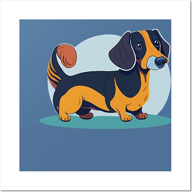 Dachshund Portrait Wall Art by SpriteGuy95